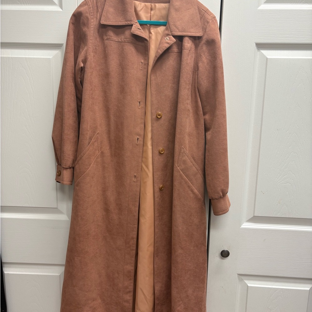 Vintage FOXLAND BY LANSON  Trench Coat Full-Length Style